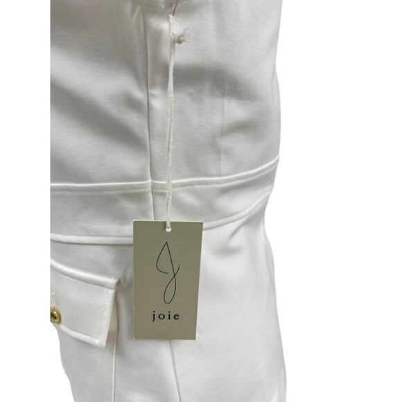 Joie White Sleeveless Blazer Vest with Gold Buttons – Size M – NWT - Picture 3 of 6